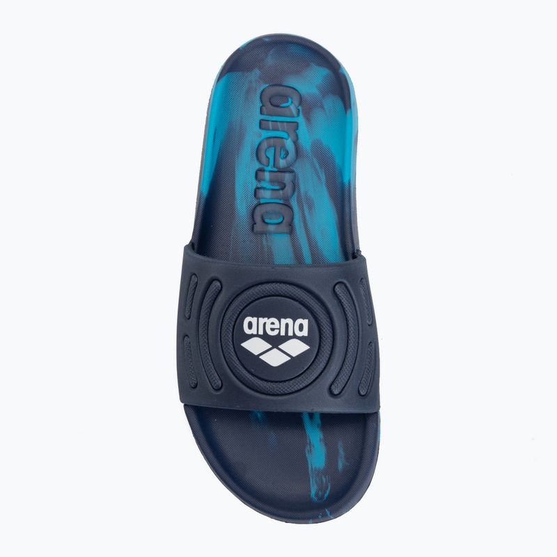 Dětské nazouváky Arena Urban Active Jr navy/navy/turquoise 5
