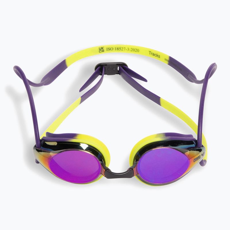 Plavecké brýle Arena Tracks Mirror violet/plum/artic lime 2