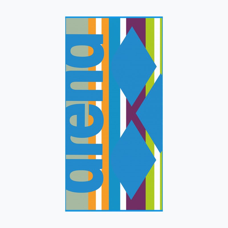 Ručník Arena Big Logo Velour turquoise multi