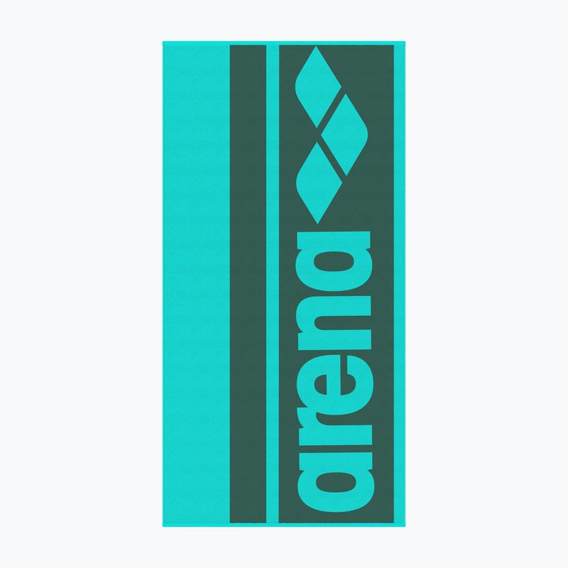 Ručník Arena Logotype Jacquard water/mangrove