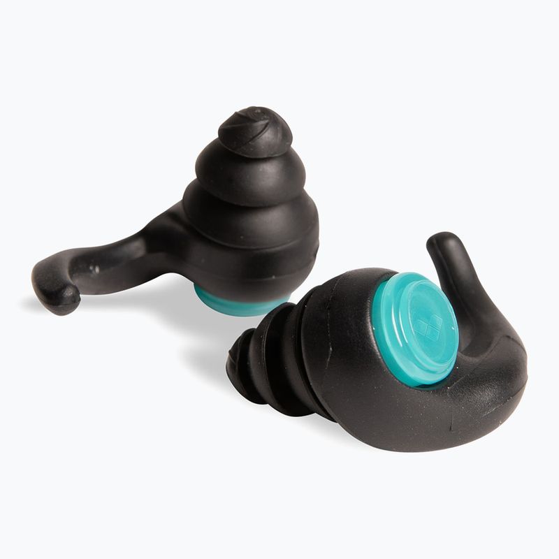 Dětské špunty do uší Arena Earplug Junior black/water 2