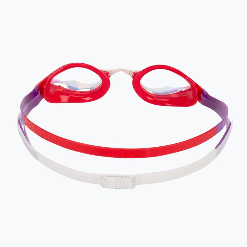 Plavecké brýle Arena Air-Speed Mirror yellow copper/bright coral/plum 4