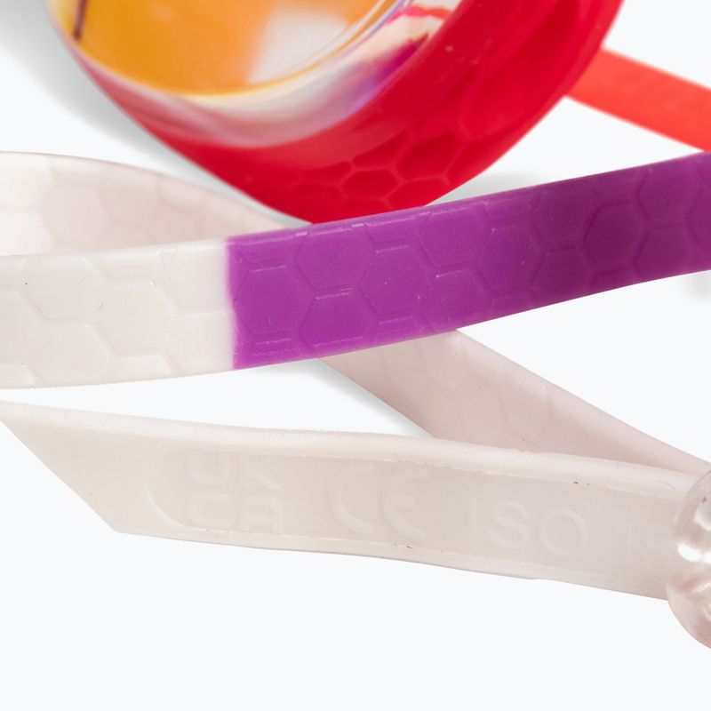 Plavecké brýle Arena Air-Speed Mirror yellow copper/bright coral/plum 6