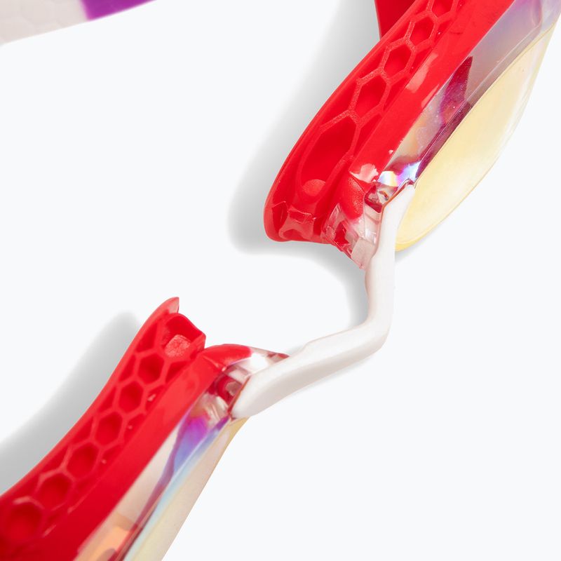 Plavecké brýle Arena Air-Speed Mirror yellow copper/bright coral/plum 7