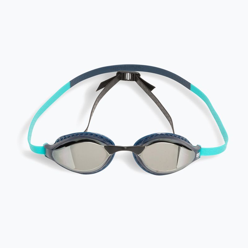 Plavecké brýle Arena Air-Speed Mirror silver/navy/water 2