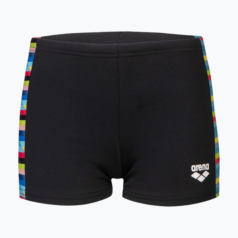 Dětské plavecké šortky Arena Racing Stripe black/black multi