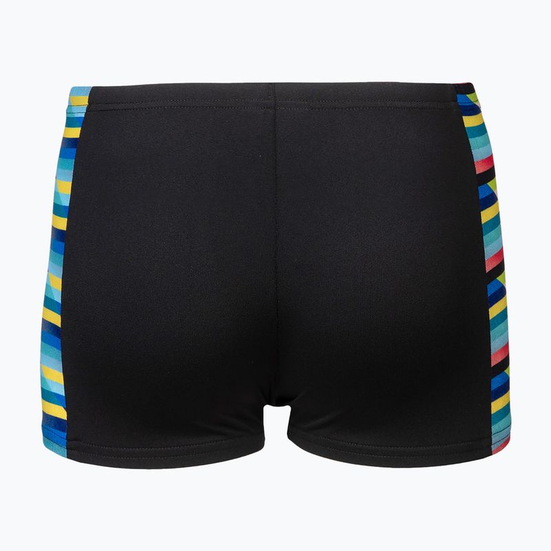 Dětské plavecké šortky Arena Racing Stripe black/black multi 2