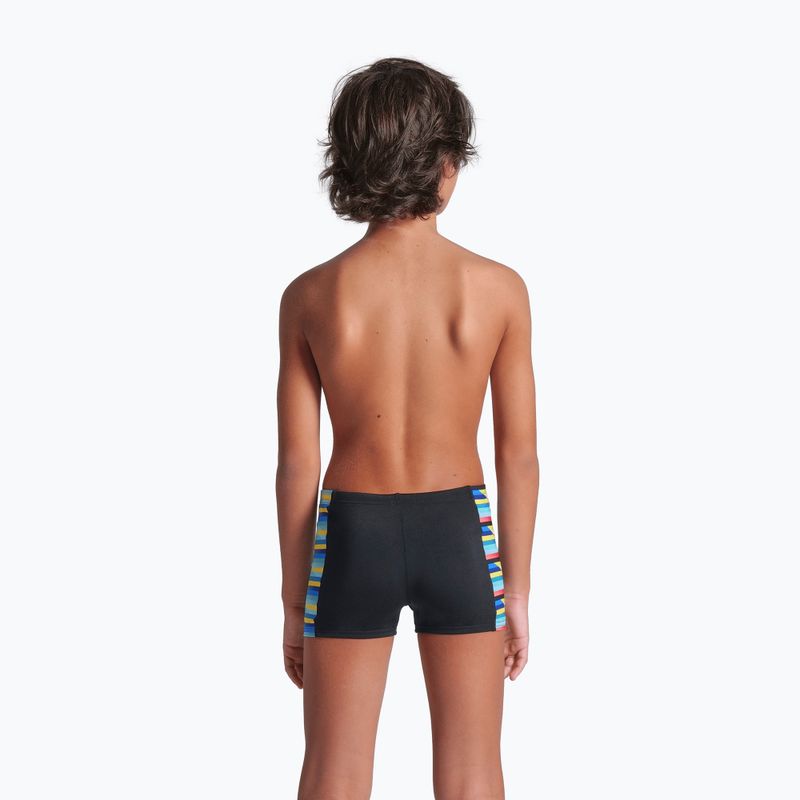 Dětské plavecké šortky Arena Racing Stripe black/black multi 6