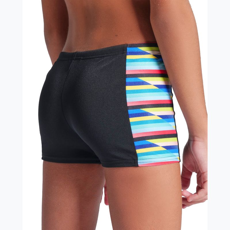 Dětské plavecké šortky Arena Racing Stripe black/black multi 8
