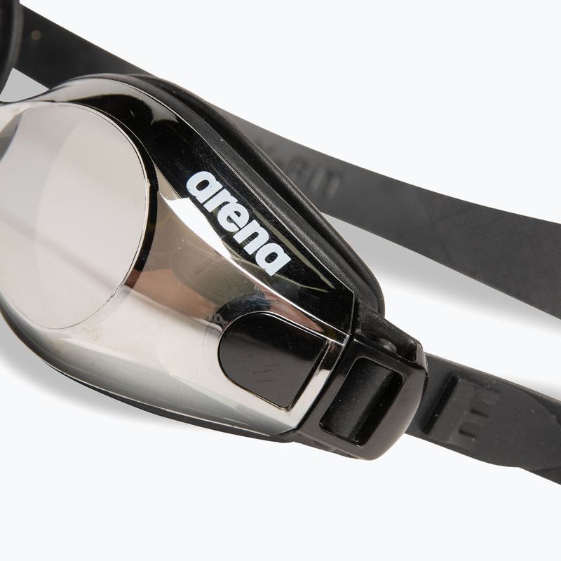 Plavecké brýle Arena Zoom X-Fit Mirror silver/black/black 6