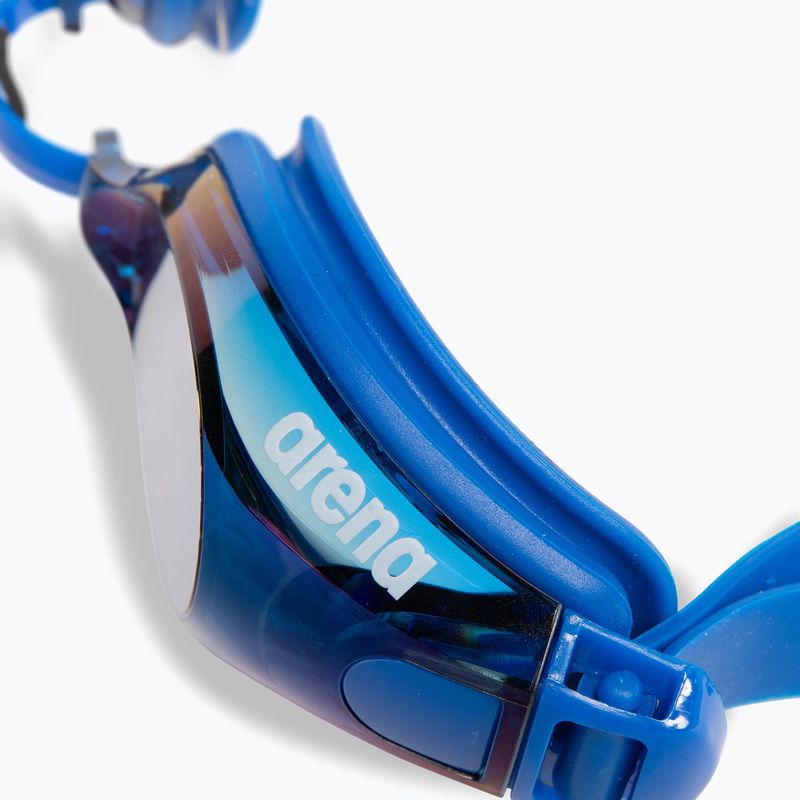 Plavecké brýle Arena Zoom X-Fit Mirror blue/blue/blue 6