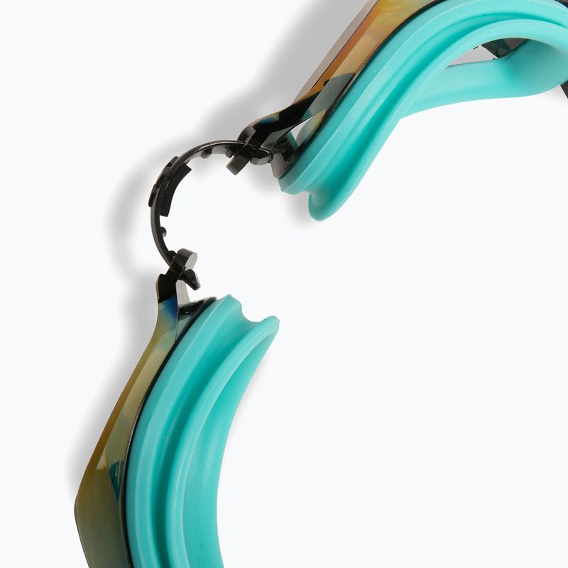 Plavecké brýle Arena Zoom X-Fit Mirror turquoise/water/black 6