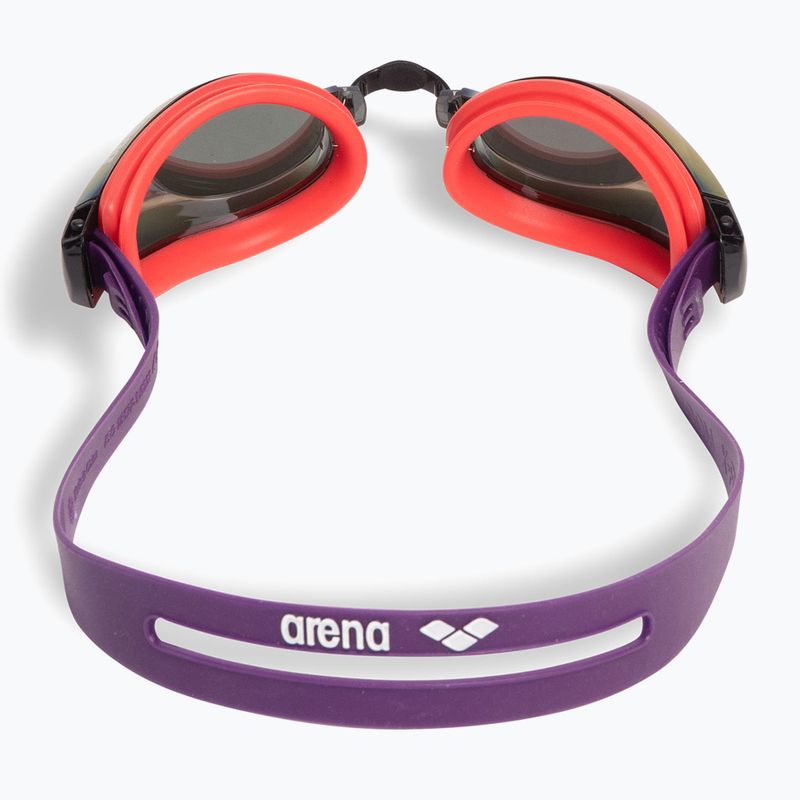 Plavecké brýle Arena Zoom X-Fit Mirror copper/bright coral/plum 3