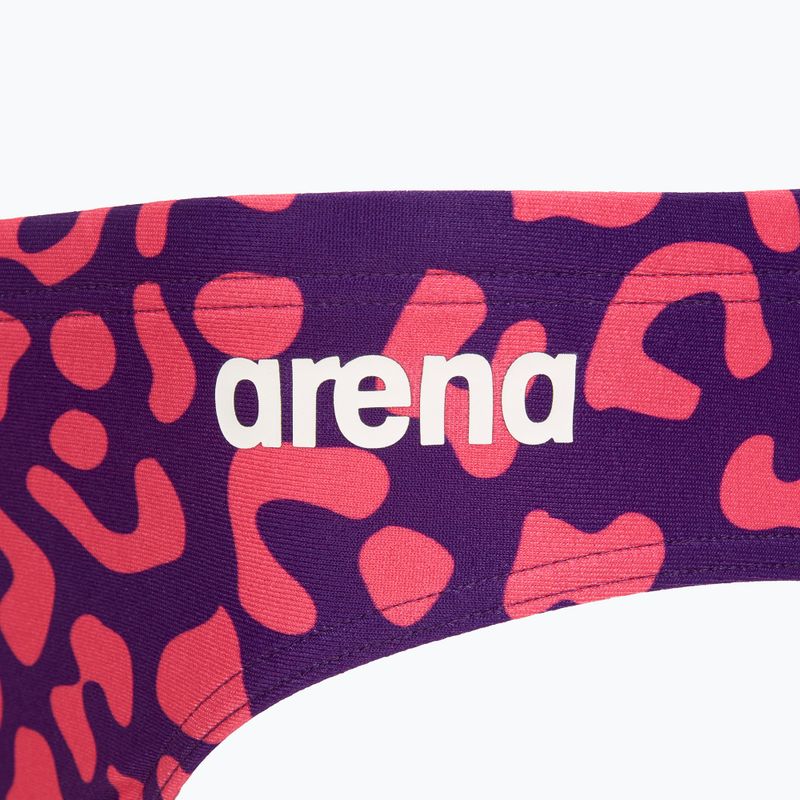 Pánské plavky Arena Printed Swim Briefs fuchsia multi 3