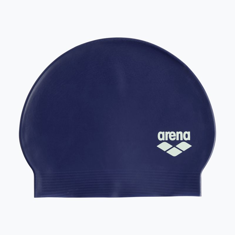 Plavecká čepice arena Soft Latex II navy/white