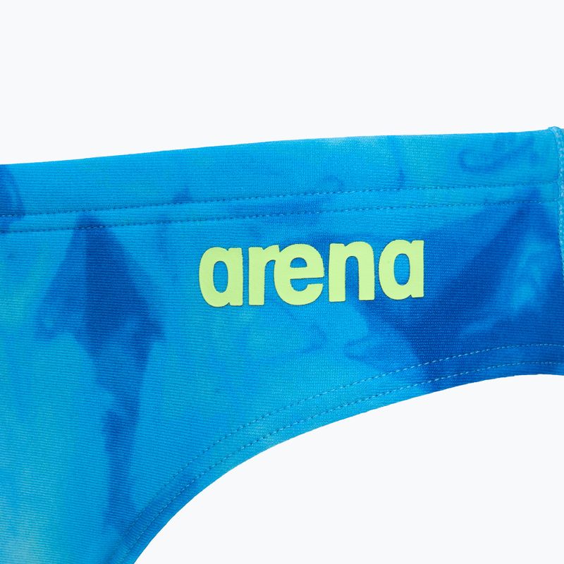 Pánské plavky arena Tie-Dye Briefs Allover blue multi 3