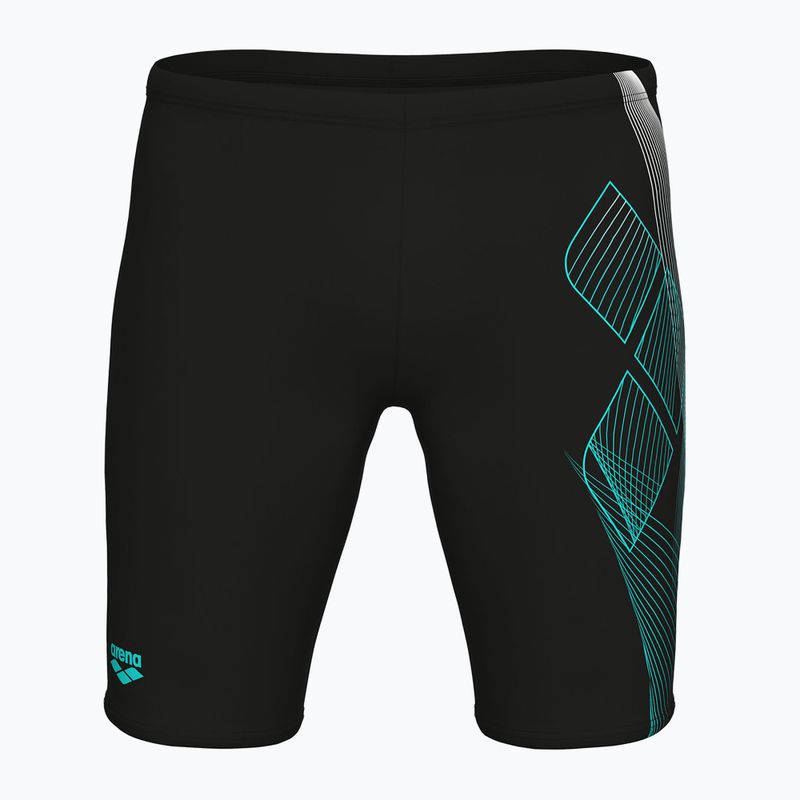 Pánské plavecké jammery arena Sea Water Swim Jammer black/water