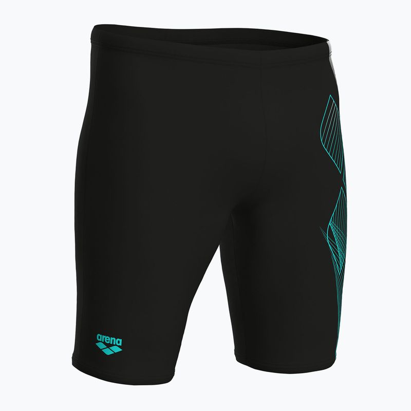 Pánské plavecké jammery arena Sea Water Swim Jammer black/water 4