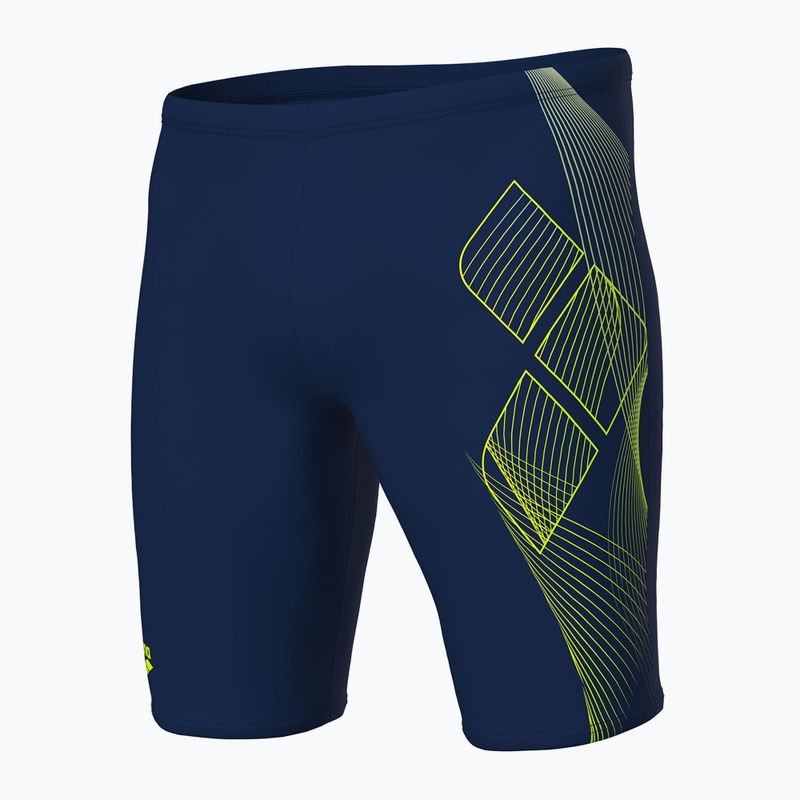 Pánské plavecké jammery arena Sea Water Swim Jammer navy/artic lime 3