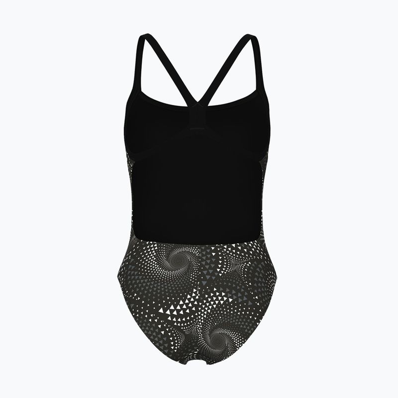 Dámské jednodílné plavky Arena Fireflow Challenge Back black/team black  2