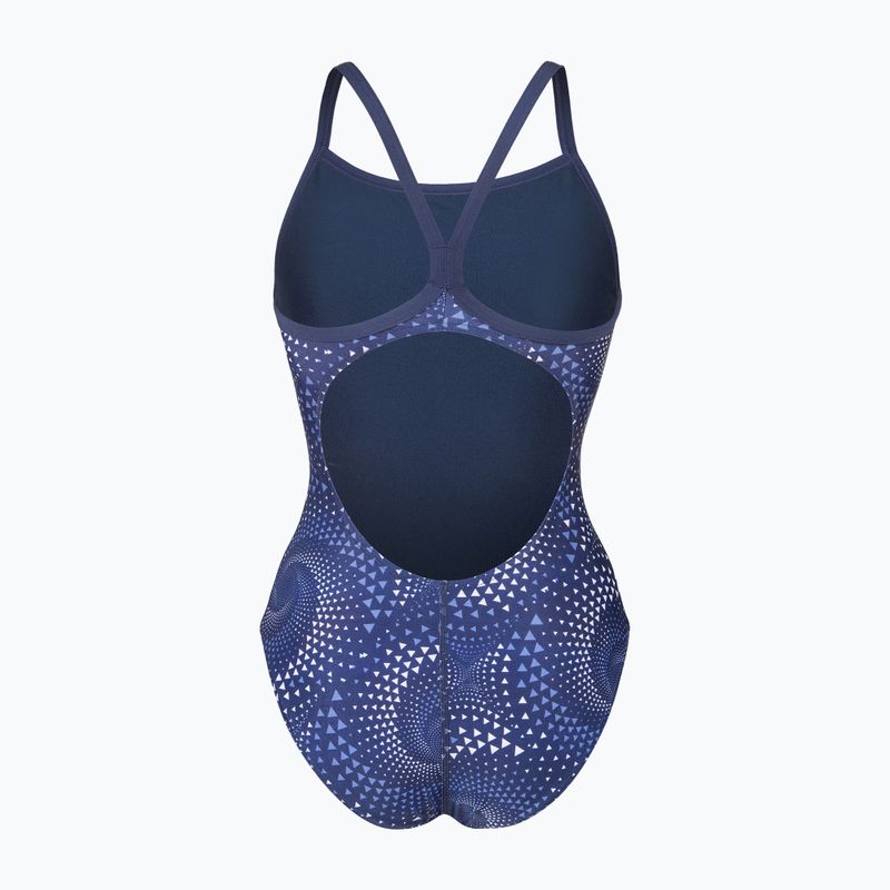 Dámské jednodílné plavky arena Fireflow Lightdrop Back navy/team navy 2