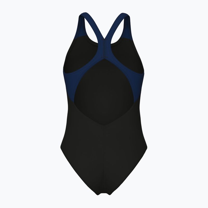 Dámské jednodílné plavky Arena Flowing V Back black/navy 2