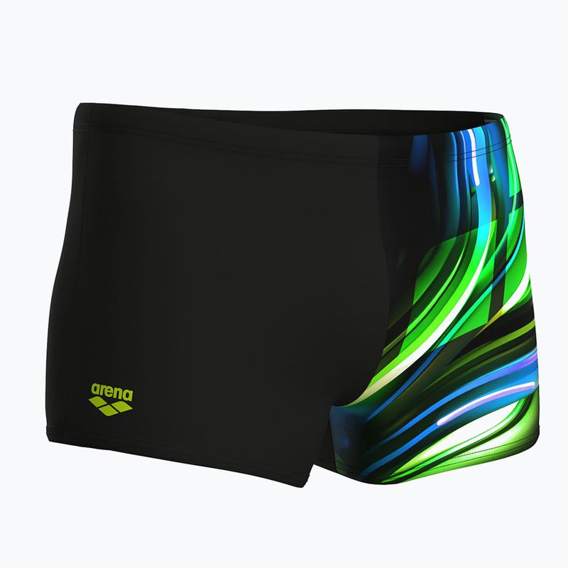 Pánské plavky Arena Bloom Swim Short multi black/black 4