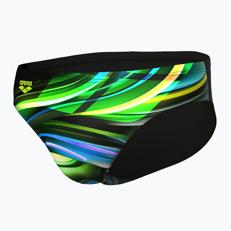 Pánské plavky arena Bloom Swim Briefs multi black/black 3