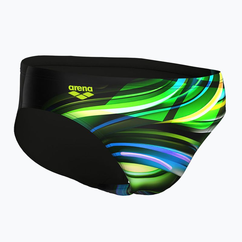 Pánské plavky arena Bloom Swim Briefs multi black/black 4