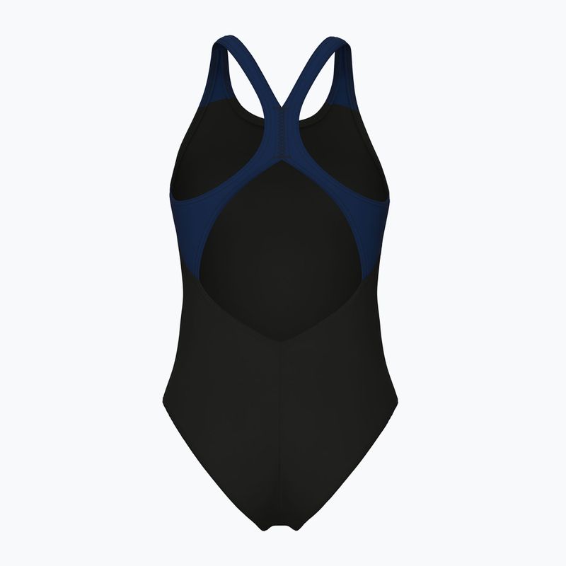 Dámské jednodílné plavky Arena Graphic V Back black/navy 2