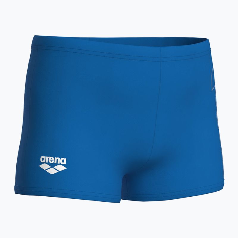 Dětské plavky Arena Logo Swim Short blue river/white 4