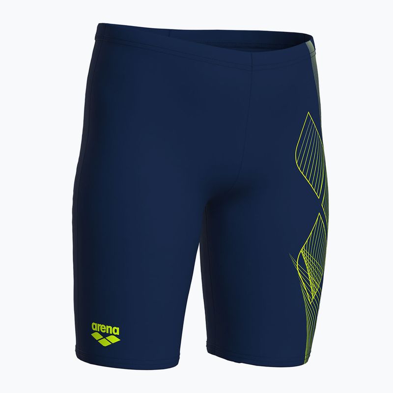Dětské plavecké jammery arena Sea Water Swim Jammer navy/artic lime 4