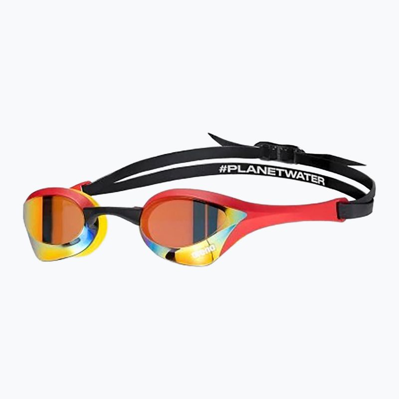 Plavecké brýle arena Cobra Ultra Swipe Mirror gold/red