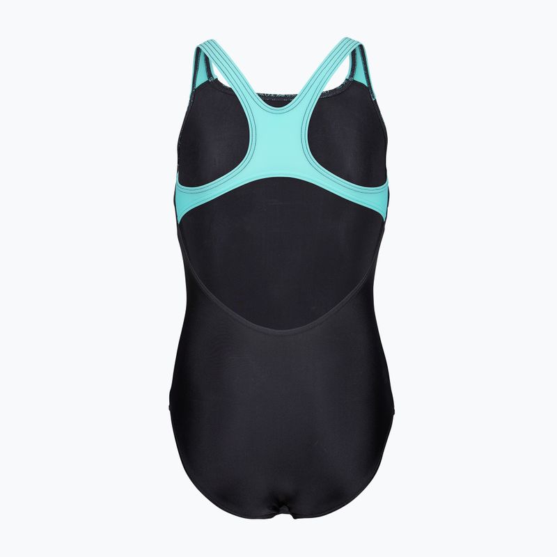 Dětské jednodílné plavky arena Kikko Swim Pro Back black/water 2