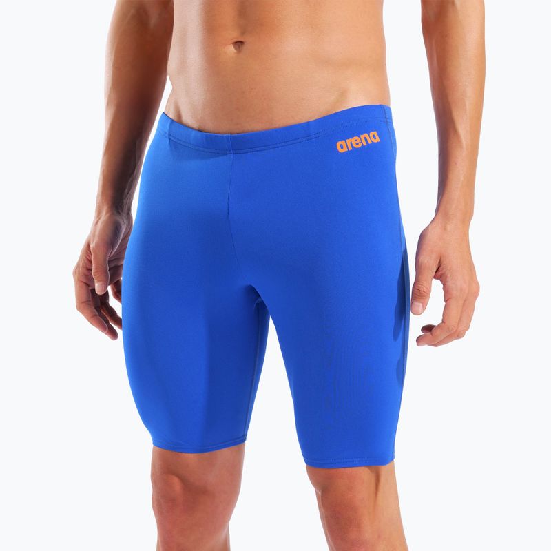 Pánské plavecké jammery arena Team Swim Jammer Solid neon blue/team orange 9