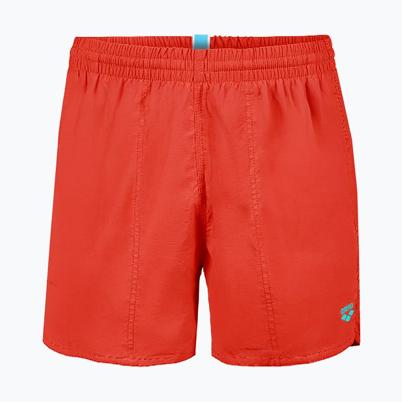 Pánské plavkové šortky arena Bywayx R red/turquoise 7
