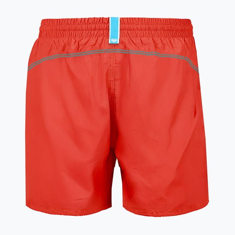 Pánské plavkové šortky arena Bywayx R red/turquoise 8