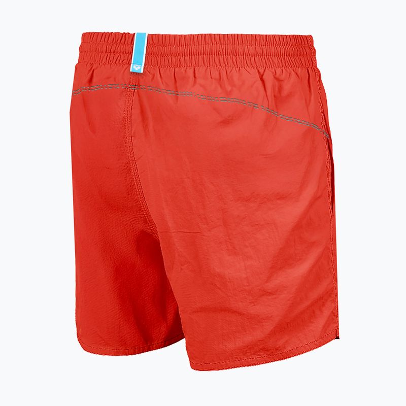 Pánské plavkové šortky arena Bywayx R red/turquoise 10