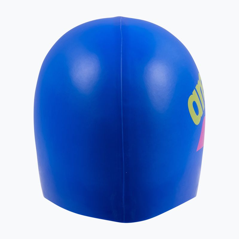 Plavecká čepice Arena Big Logo neon blue/shocking pink/yellow star 5