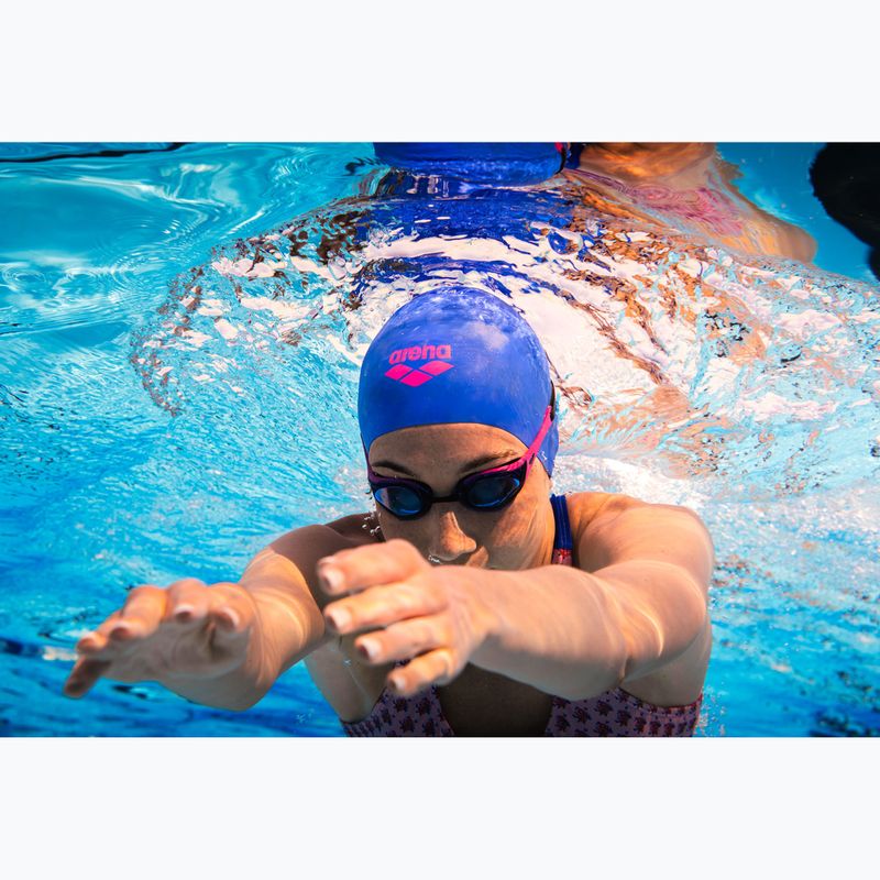 Plavecká čepice Arena Big Logo neon blue/shocking pink/yellow star 10