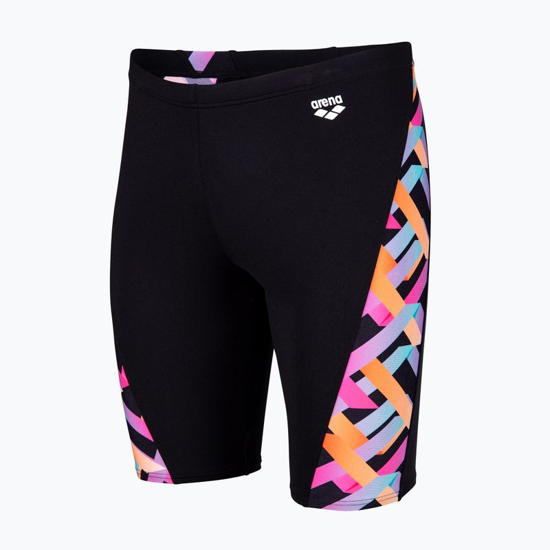 Pánské plavky Arena Texture Swim black/black multi 3