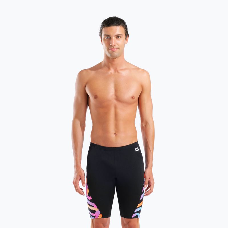 Pánské plavky Arena Texture Swim black/black multi 5
