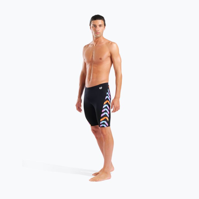 Pánské plavky Arena Texture Swim black/black multi 6
