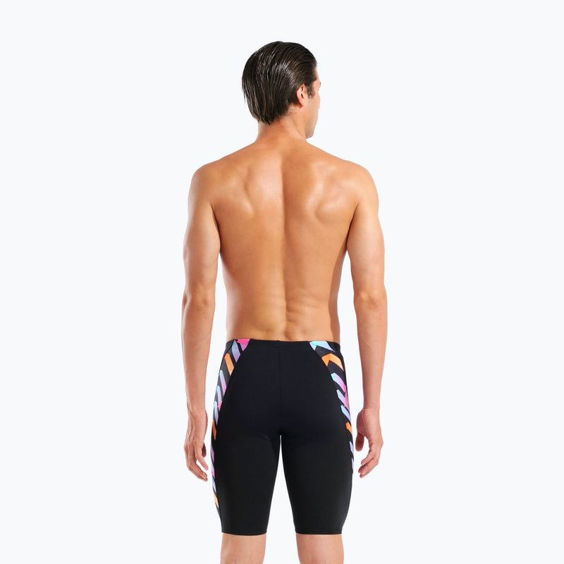 Pánské plavky Arena Texture Swim black/black multi 7