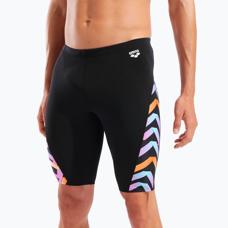 Pánské plavky Arena Texture Swim black/black multi 8