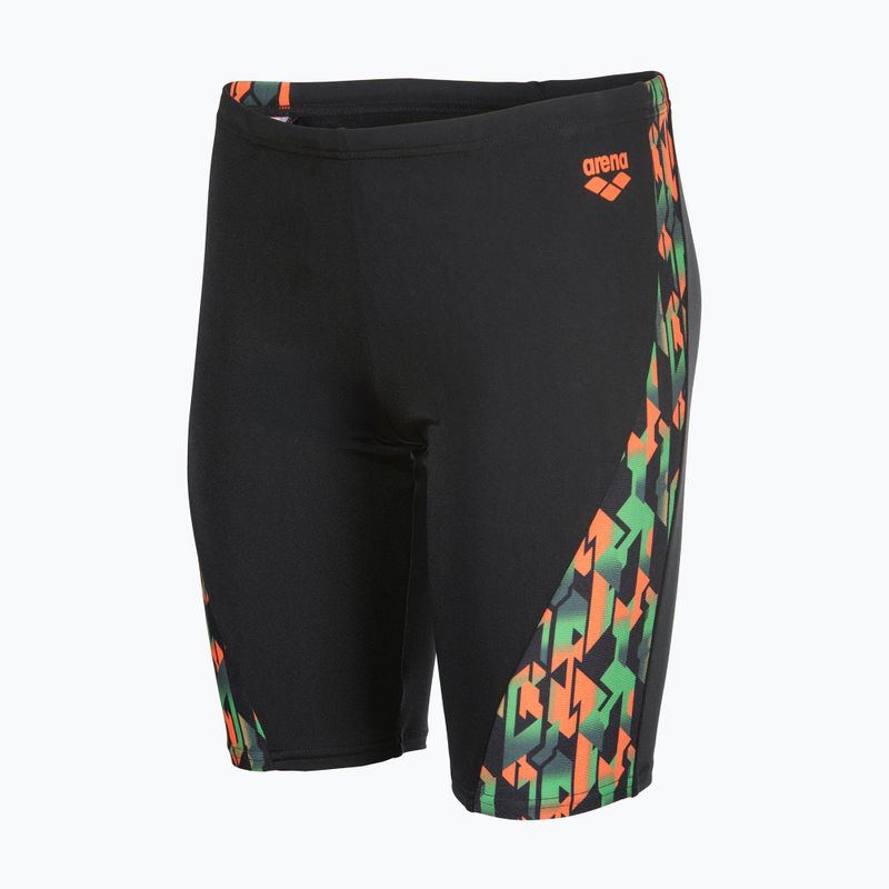 Dětské plavky Arena Print Swim black/orange multi 3