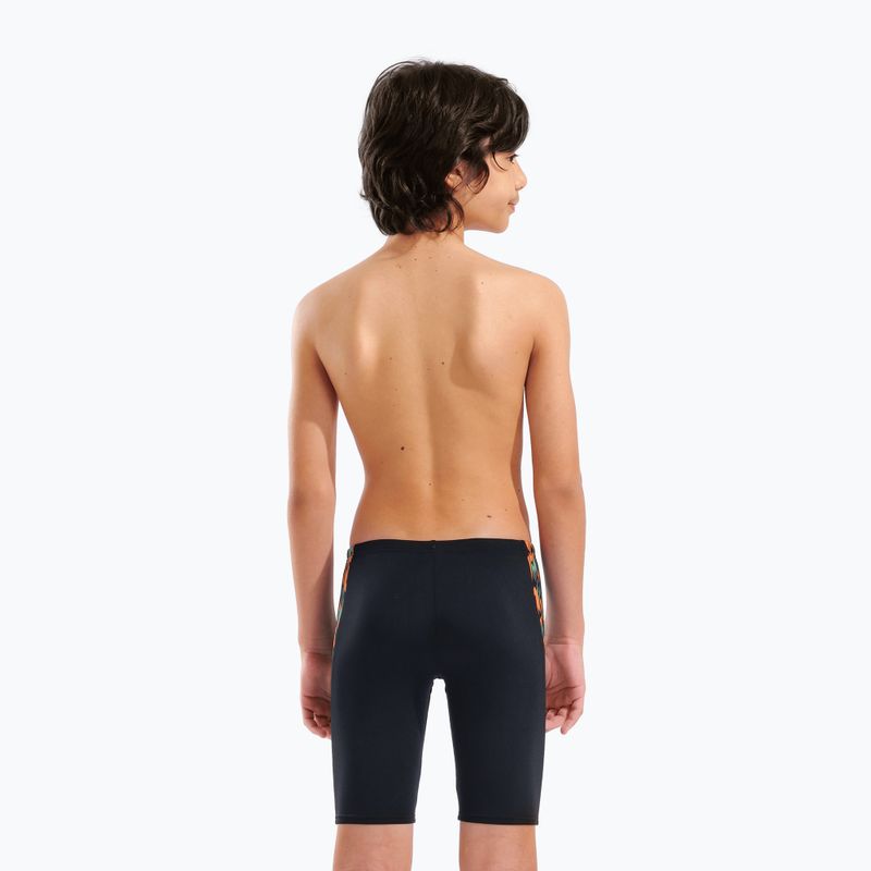 Dětské plavky Arena Print Swim black/orange multi 7