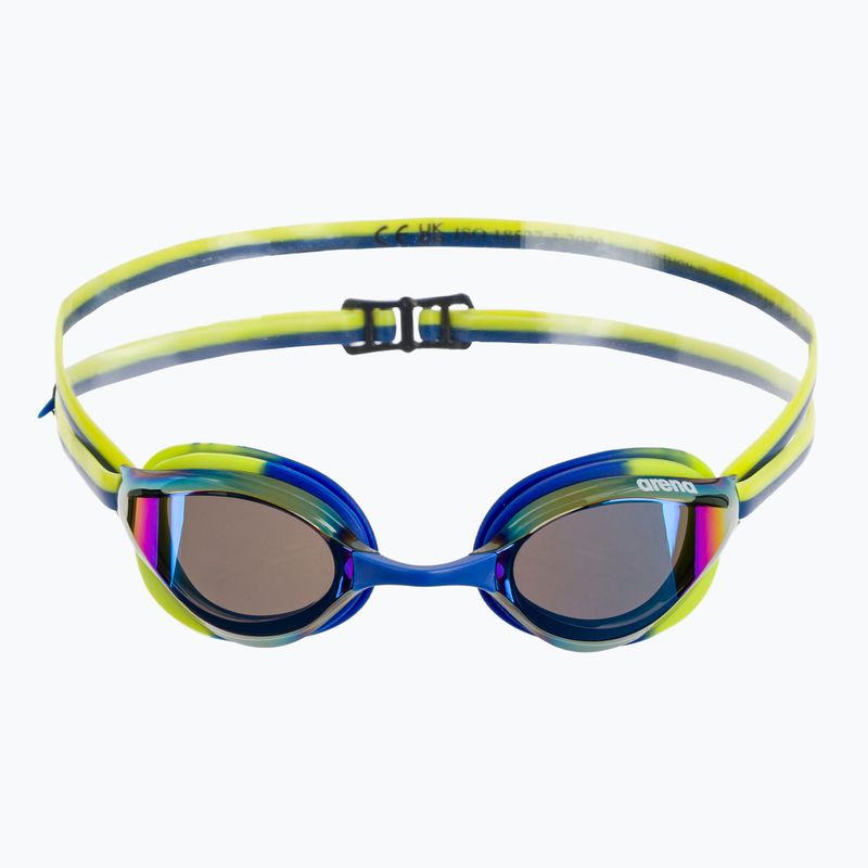 Dětské plavecké brýle arena Python Mirror Jr blue/blue/lime 2