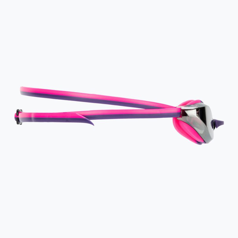 Dětské plavecké brýle arena Python Mirror Jr silver/shocking pink/plum 3