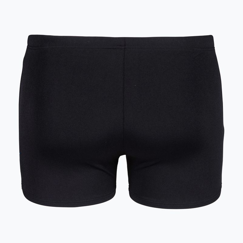 Pánské plavecké boxerky arena Graphic Swim Short black/turquoise 2
